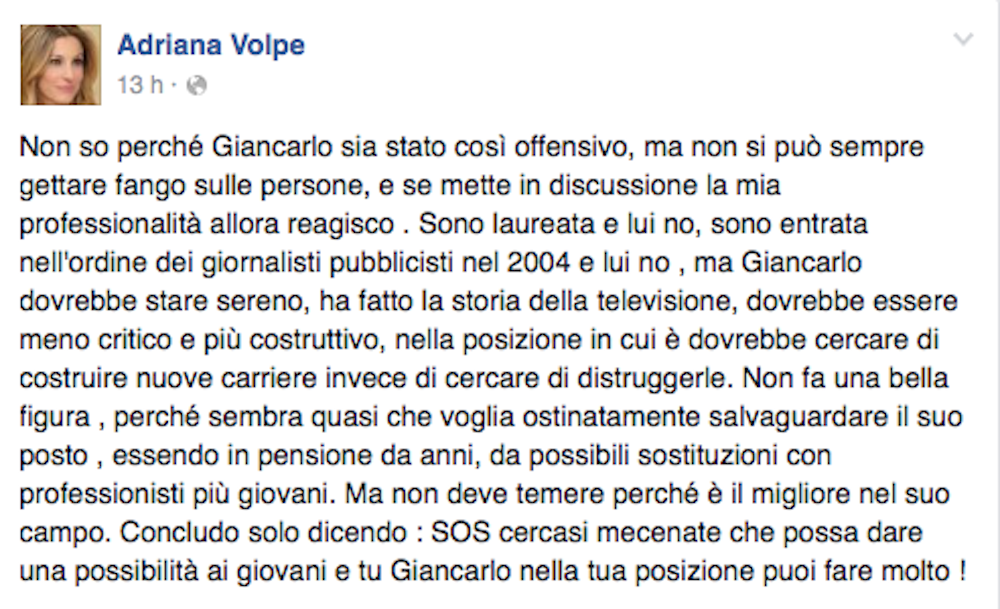 Giancarlo Magalli, scontro a I Fatti Vostri con Marcello Cirillo
