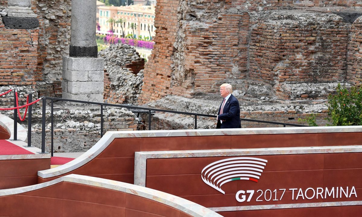 Galleria foto 'G7 di Taormina: un inizio tutto in salita' - foto 4