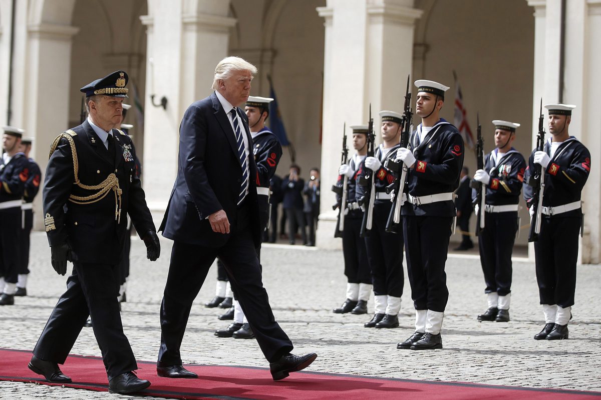 Galleria foto 'Trump a Roma: l’incontro con il Papa, Mattarella e Gentiloni' - foto 4