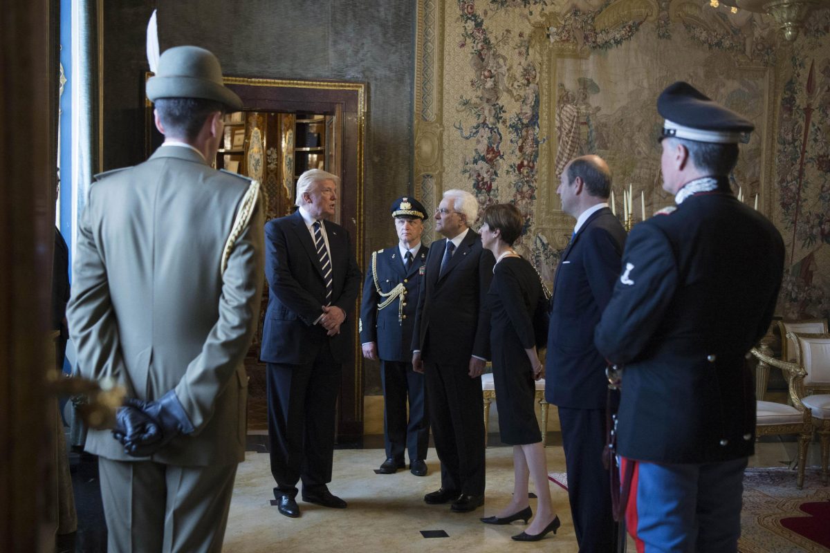 Galleria foto 'Trump a Roma: l’incontro con il Papa, Mattarella e Gentiloni' - foto 3