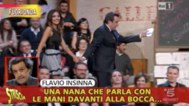 Flavio Insinna insulta i giocatori di “Affari Tuoi”. Il fuori onda di Striscia la Notizia