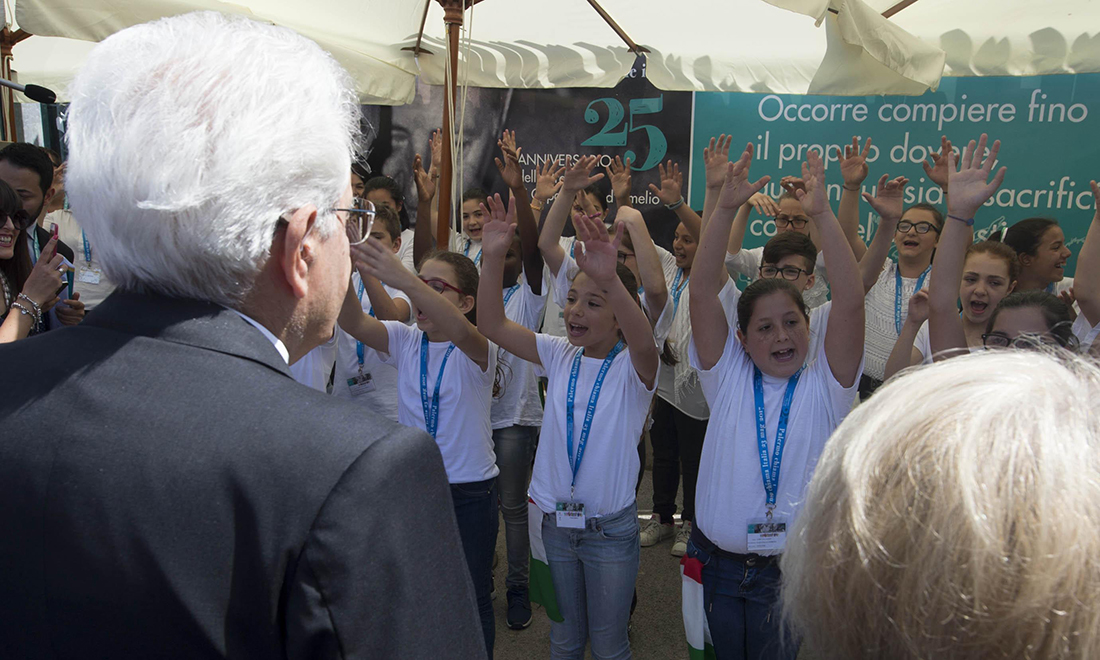 Il ricordo di Falcone e Borsellino, 25 anni dopo le stragi – Foto