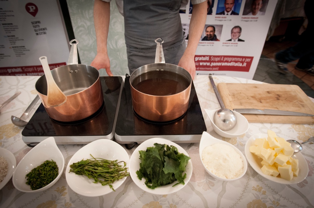 Lo chef Fabrizio Ferrari e il risotto con il luppolo selvatico – FOTO e VIDEO Lo chef Fabrizio Ferrari e il risotto con il luppolo selvatico – FOTO e VIDEO