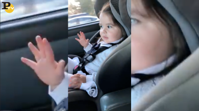 La piccola Maddie balla “Uptown Funk” in macchina. Il video è vir