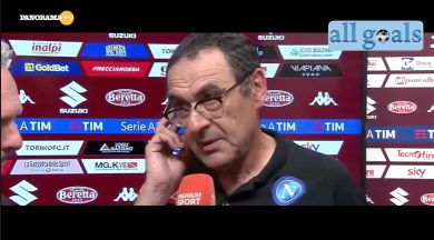 Sarri. Lite in diretta con Ferri: “Non ho mai chiesto un c…o”