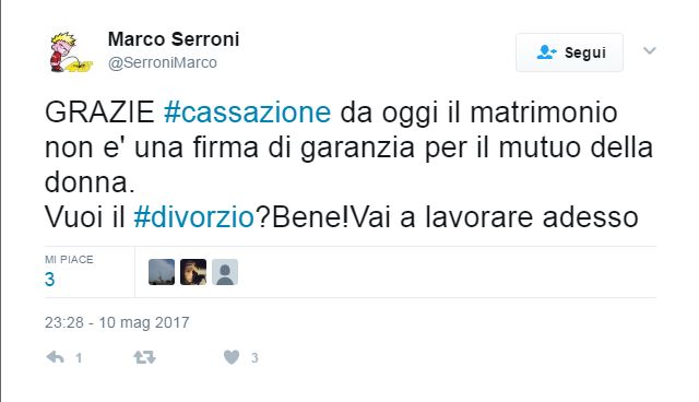 Entusiasmo social per le novità sul divorzio Entusiasmo social per le novità sul divorzio