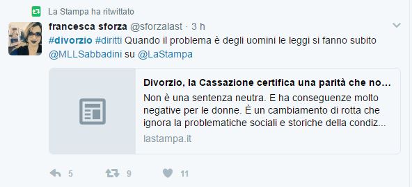 Entusiasmo social per le novità sul divorzio Entusiasmo social per le novità sul divorzio