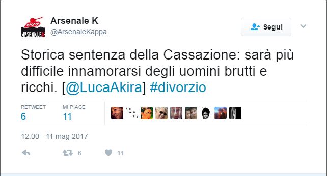 Entusiasmo social per le novità sul divorzio Entusiasmo social per le novità sul divorzio