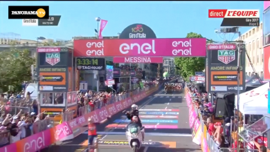 Giro d’Italia: Luka Pibernik sbaglia arrivo a Messina | video