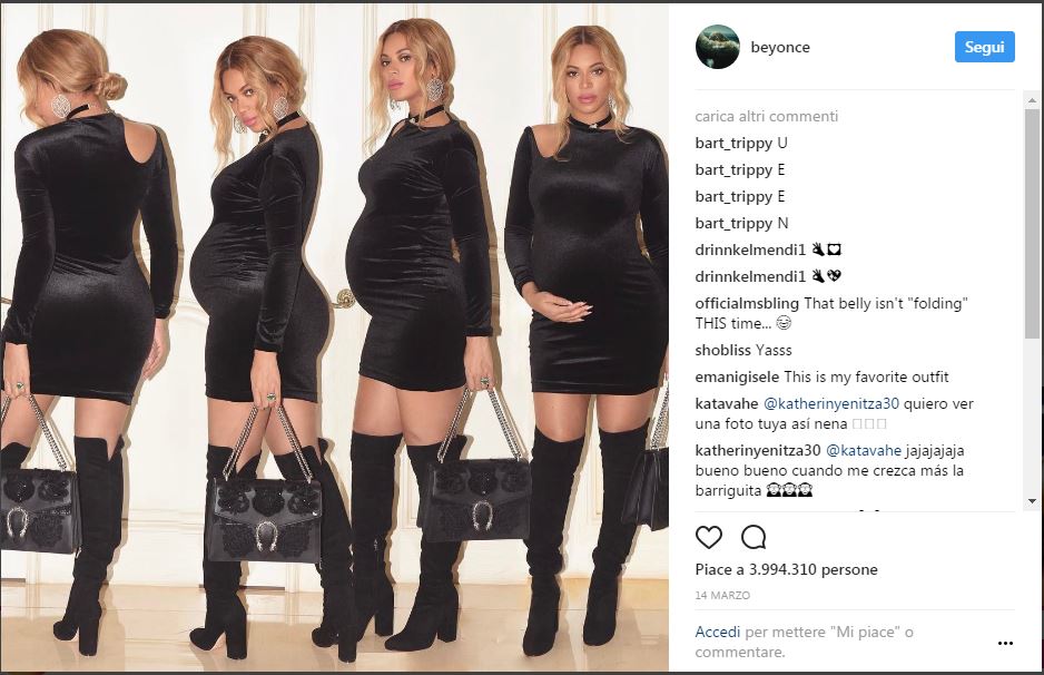 Beyoncé è vicina al parto – Tutti gli indizi della nascita in vista Beyoncé è vicina al parto – Tutti gli indizi della nascita in vista