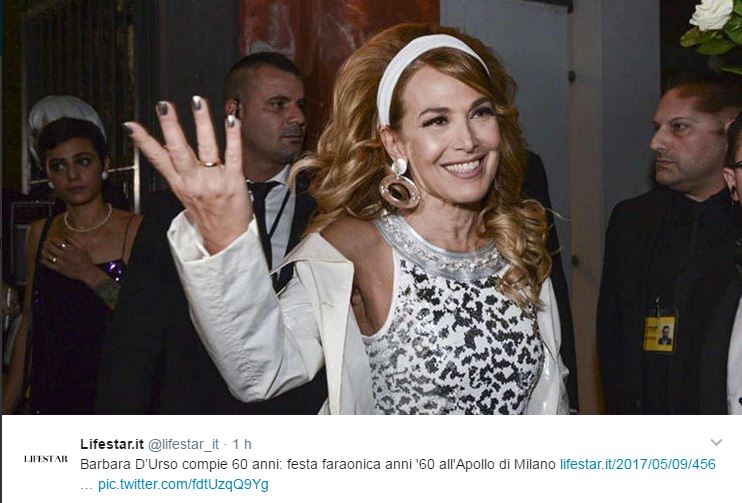 L’album social dei 60 anni di Barbara D’Urso