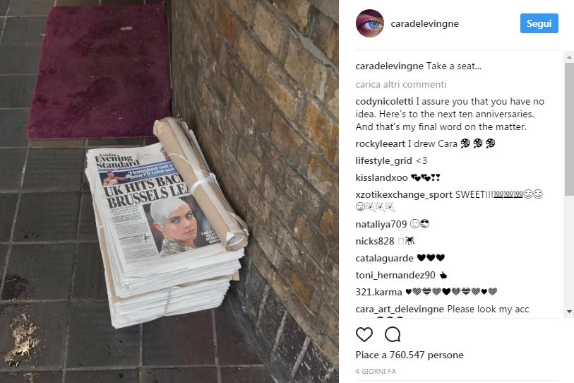 Ecco perchè Cara Delevingne si è rasata i capelli Ecco perchè Cara Delevingne si è rasata i capelli