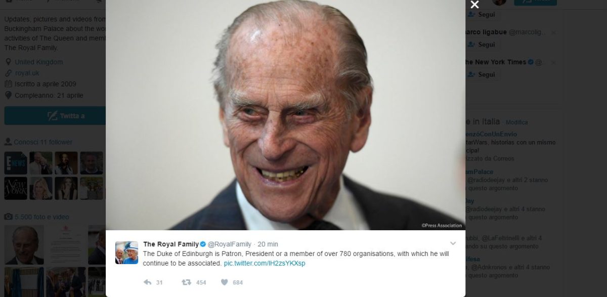 Galleria foto 'Le reazioni social all’annuncio di Buckingham Palace' - foto 8