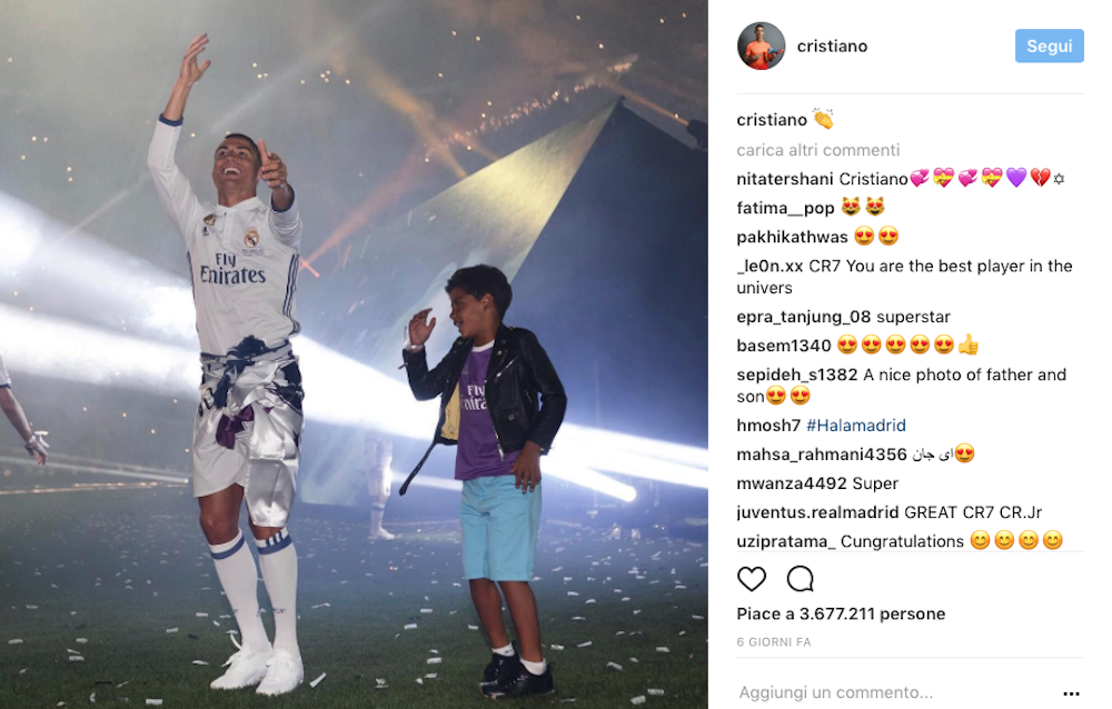 Cristiano Ronaldo, la prima foto dei due gemelli