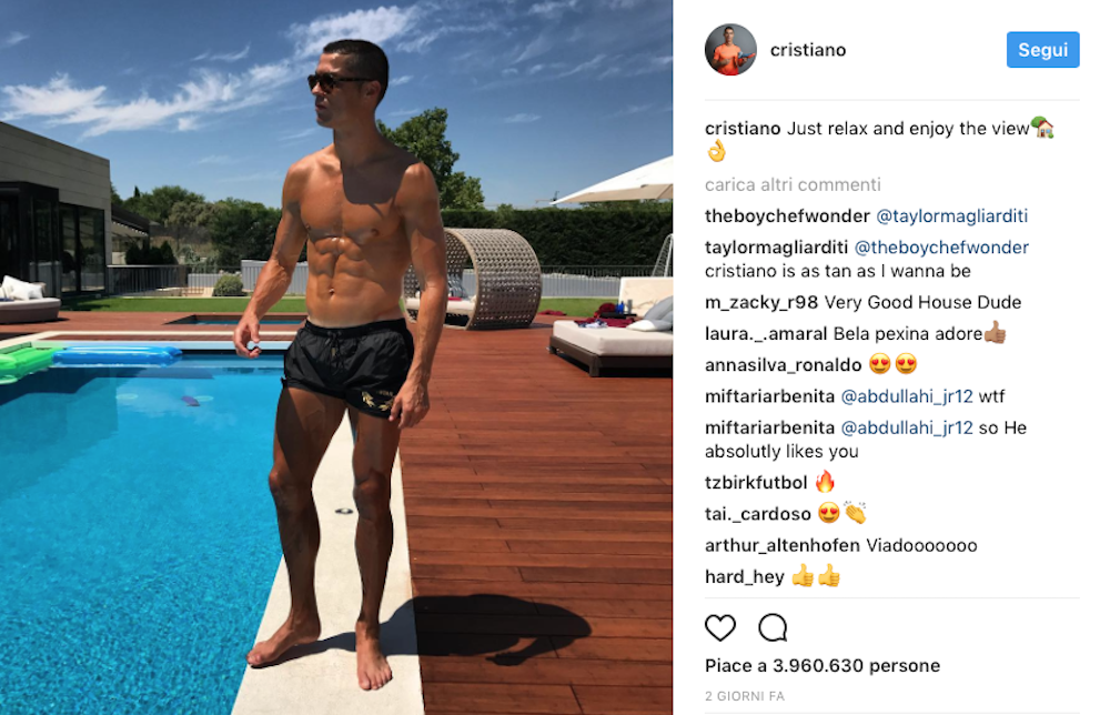 Cristiano Ronaldo, la prima foto dei due gemelli