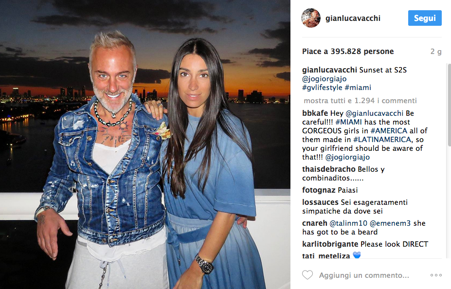 Gianluca Vacchi, estate da single: è finita con Giorgia Gabriele