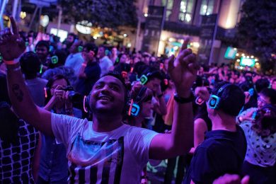 Smog e inquinamento sonoro? Silent Disco sui Navigli