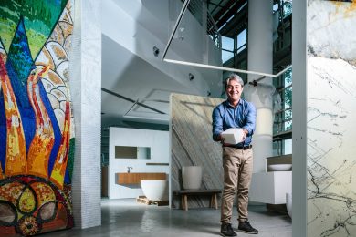 Se il marmo diventa carta da parati