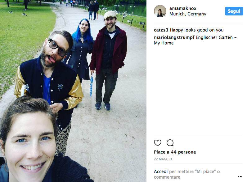 Quel che sappiamo del ritorno su Instagram di Amanda Knox Quel che sappiamo del ritorno su Instagram di Amanda Knox