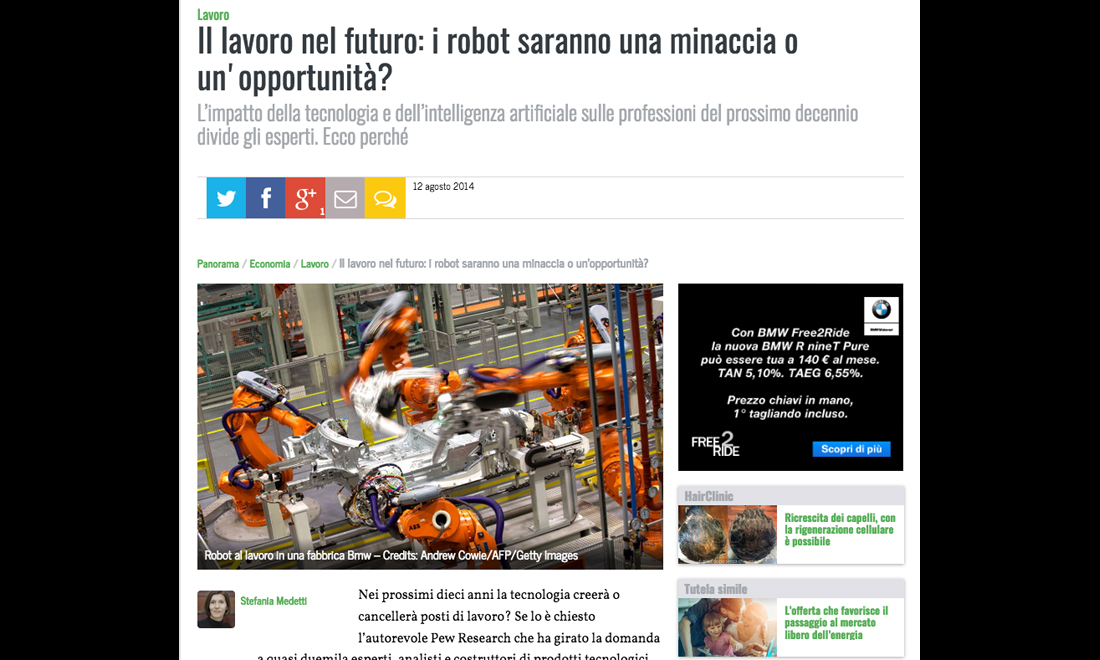 Maturità 2017: un articolo di Panorama.it come documento per il saggio breve