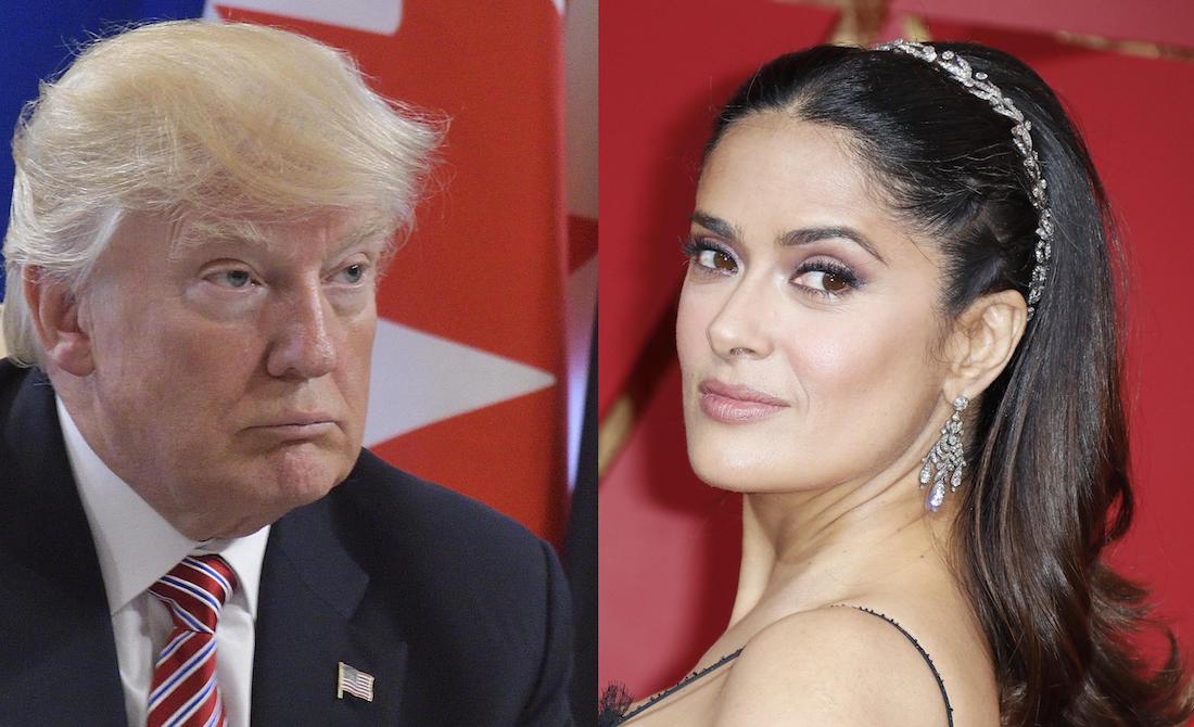 Salma Hayek rivela: “Donald Trump ci ha provato con me”