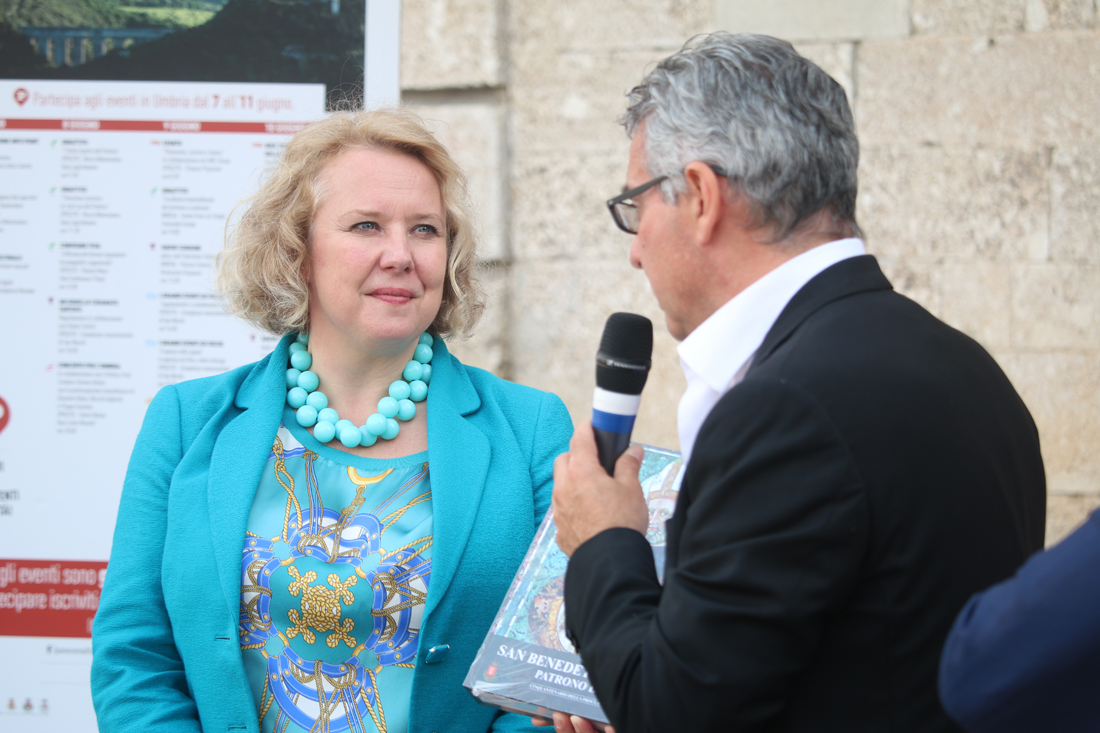 Panorama d’Italia in Umbria, testimoni della rinascita
