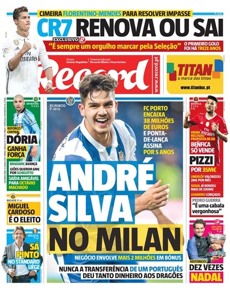 Ecco chi è Andrè Silva, nuovo attaccante del Milan