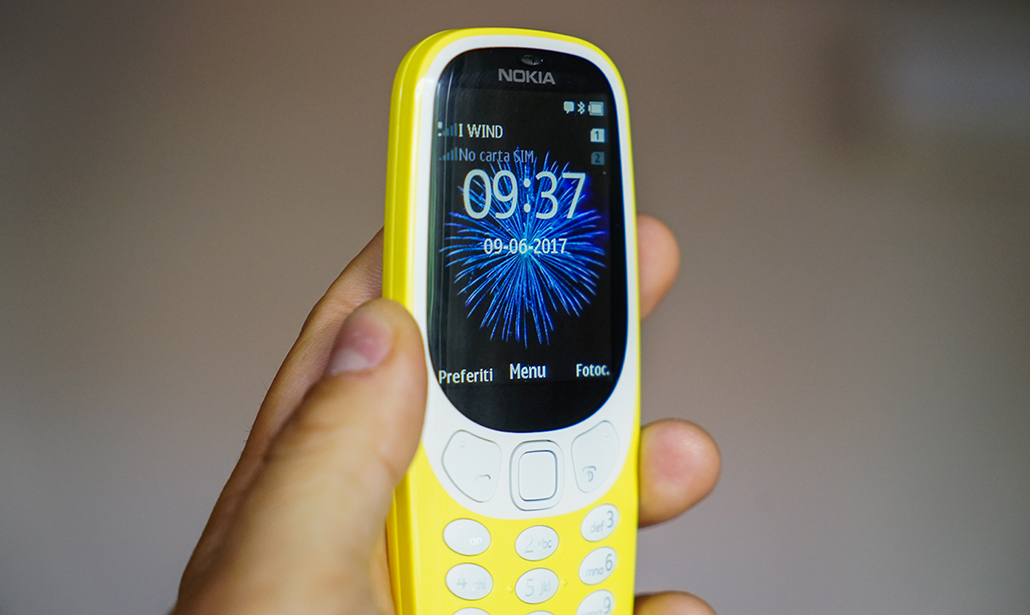 Ho provato il nuovo Nokia 3310. E vi dico che… Ho provato il nuovo Nokia 3310. E vi dico che…