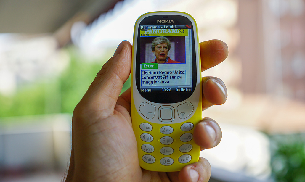 Ho provato il nuovo Nokia 3310. E vi dico che… Ho provato il nuovo Nokia 3310. E vi dico che…