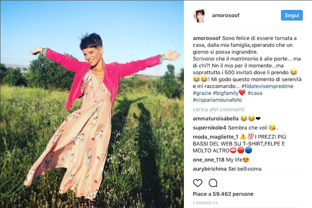 Alessandra Amoroso e le nozze: “Non è vero che mi sposo” Alessandra Amoroso e le nozze: “Non è vero che mi sposo”