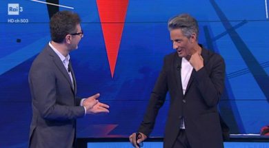 Che tempo che fa, Fiorello show da Fazio, ne ha anche per la Rai | Video