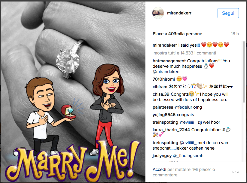 Miranda Kerr, nozze segrete con Mr. Snapchat Evan Spiegel Miranda Kerr, nozze segrete con Mr. Snapchat Evan Spiegel