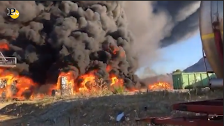 Alcamo, allarme diossina per l’incendio alla discarica | Video