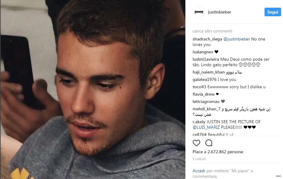 Svolta spirituale in vista per Justin Bieber? Svolta spirituale in vista per Justin Bieber?