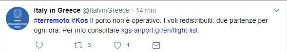 Terremoto tra Grecia e Turchia: i racconti social degli italiani in vacanza Terremoto tra Grecia e Turchia: i racconti social degli italiani in vacanza