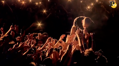 Chester Bennington con i Linkin Park a Monza