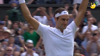Wimbledon 2017, Federer campione: il match point contro Cilic