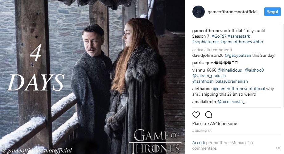 E’ Trono di Spade mania aspettando la settima stagione