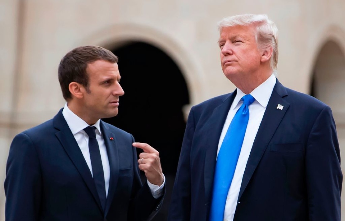 Incontro Macron-Trump: le tappe, gli incontri, le foto