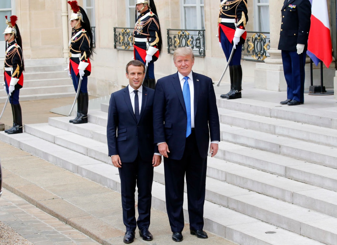 Incontro Macron-Trump: le tappe, gli incontri, le foto