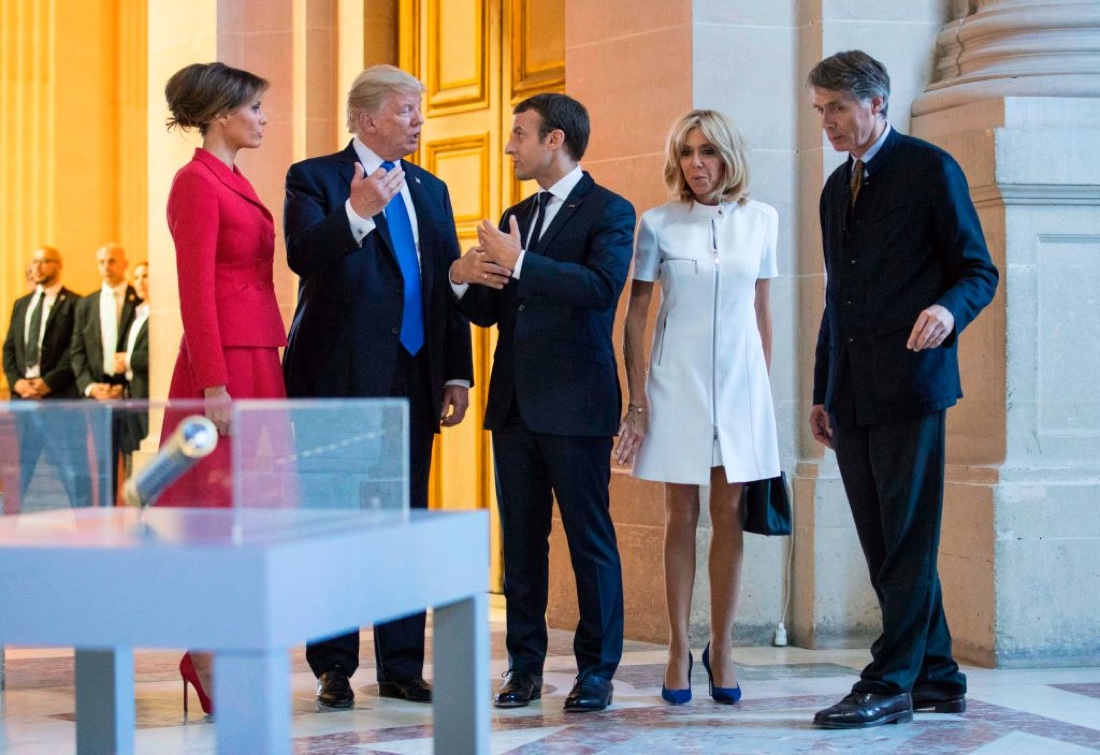 Incontro Macron-Trump: le tappe, gli incontri, le foto