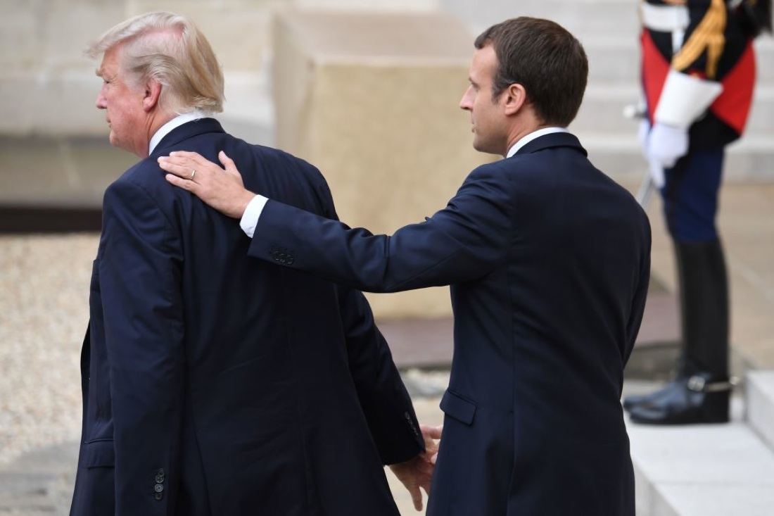 Incontro Macron-Trump: le tappe, gli incontri, le foto