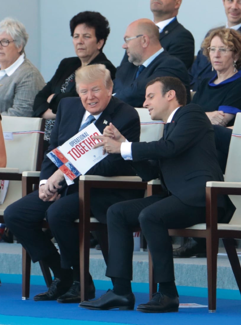 Incontro Macron-Trump: le tappe, gli incontri, le foto