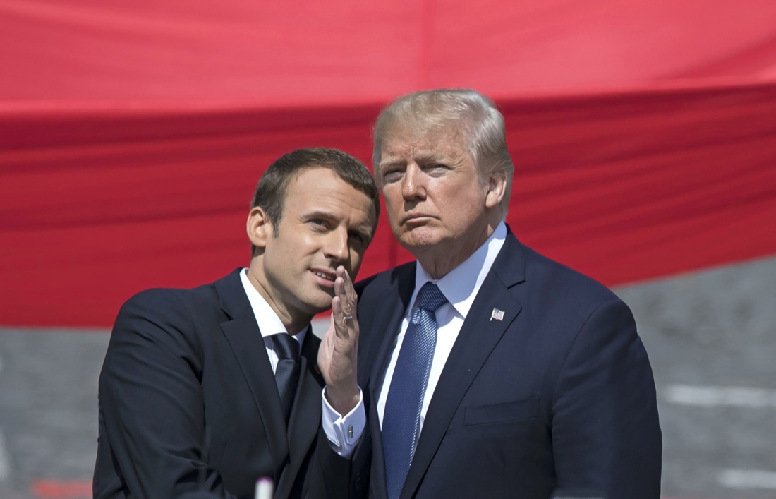 Incontro Macron-Trump: le tappe, gli incontri, le foto