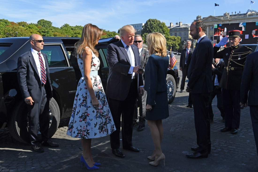 Incontro Macron-Trump: le tappe, gli incontri, le foto