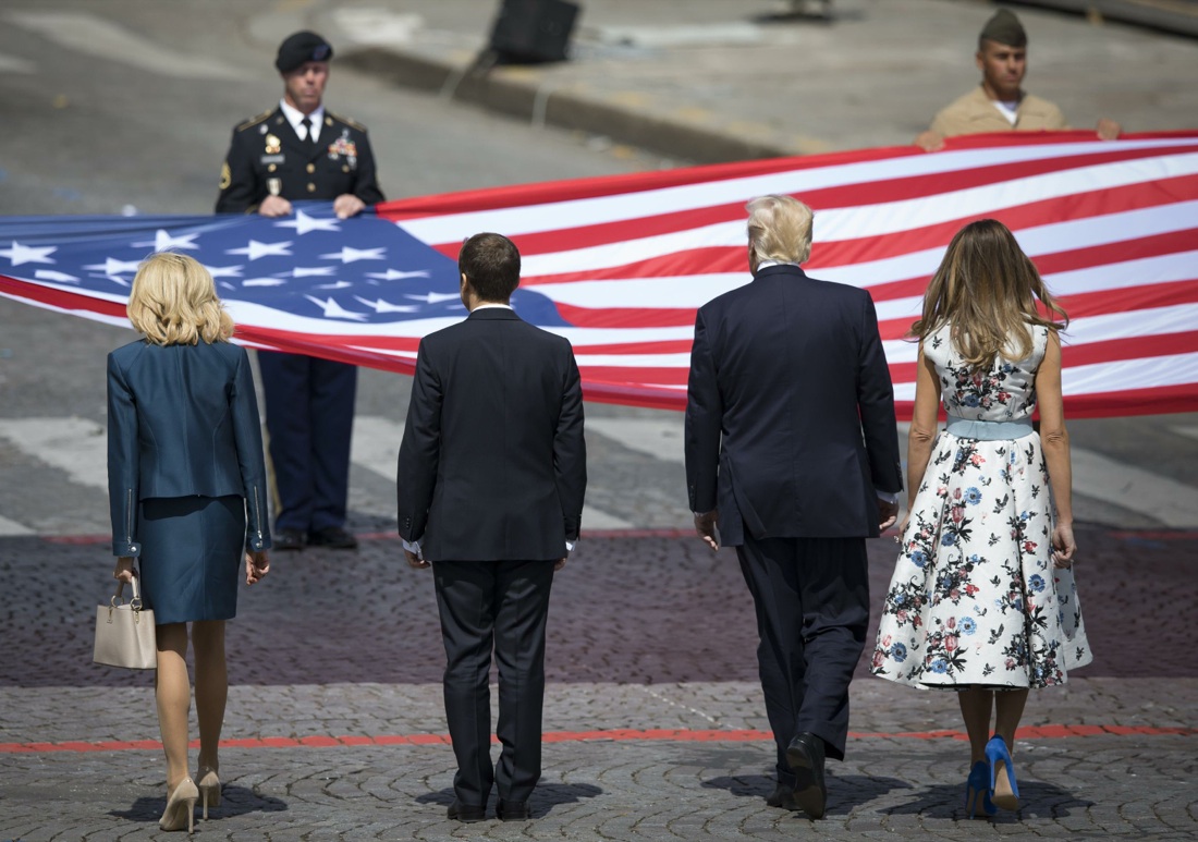 Incontro Macron-Trump: le tappe, gli incontri, le foto