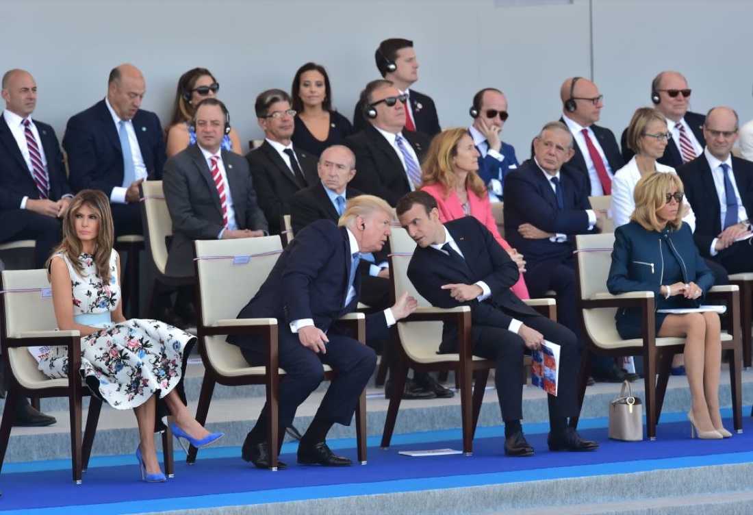 Incontro Macron-Trump: le tappe, gli incontri, le foto