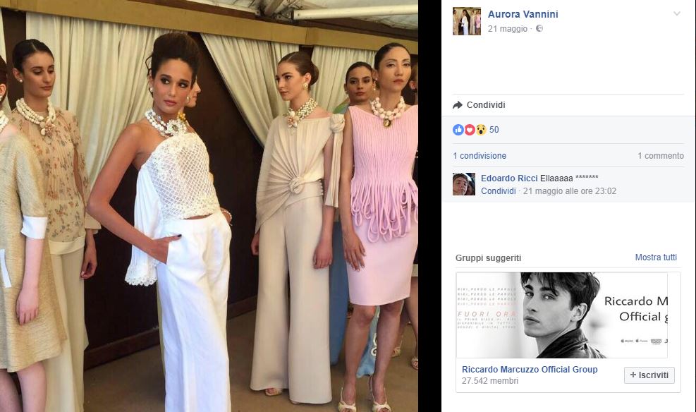 La favola fashion di Aurora Vannini