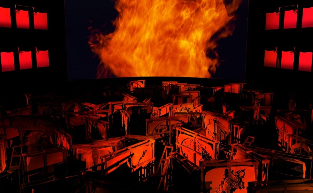 La videoarte di Fabrizio Plessi a La Fenice di Venezia