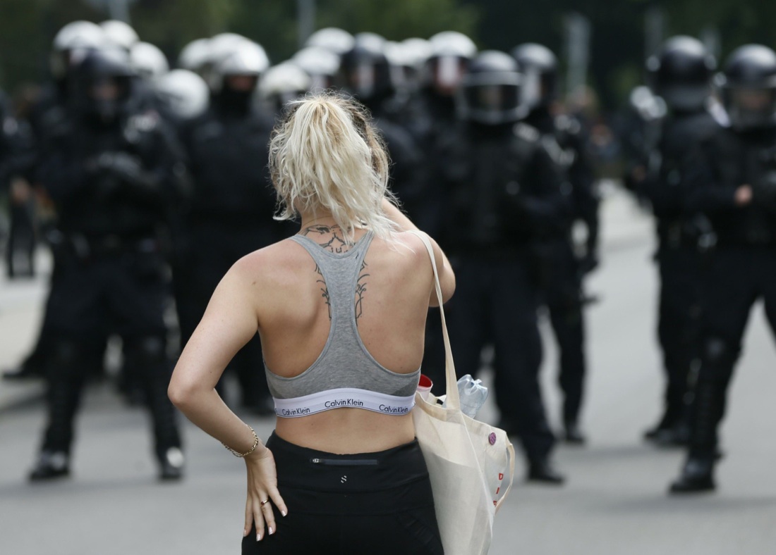 G20 di Amburgo: proteste e scontri – Foto